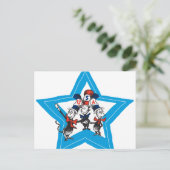 Dr. Seuss | Little Cats USA Hats Graphic Postkarte (Stehend Vorderseite)