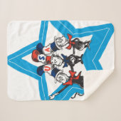 Dr. Seuss | Little Cats USA Hats Graphic Sherpadecke (Vorderseite (Horizontal))