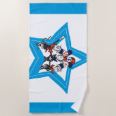 Dr. Seuss | Little Cats USA Hats Graphic Strandtuch (Vorderseite)