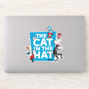 Dr. Seuss   Logo der Katze im Hut - Figuren Aufkleber