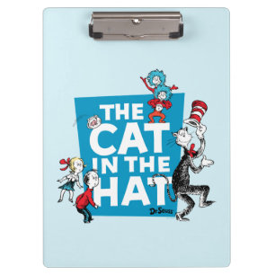Dr. Seuss Logo der Katze im Hut - Figuren Klemmbrett