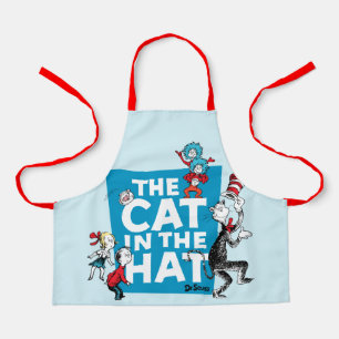 Dr. Seuss Logo der Katze im Hut - Figuren Schürze