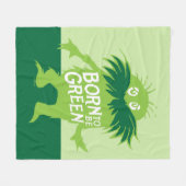 Dr. Seuss | Lorax - Geboren grün sein Fleecedecke (Vorderseite (Horizontal))