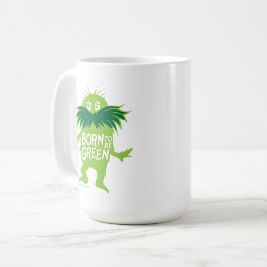 Dr. Seuss | Lorax - Geboren grün sein Kaffeetasse (Vorderseite Links)
