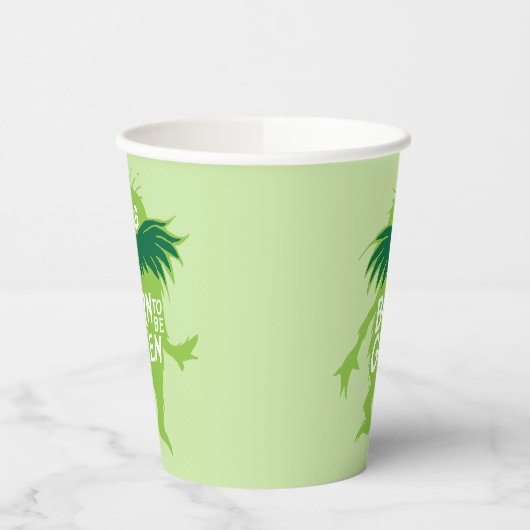 Dr. Seuss | Lorax - Geboren grün sein Pappbecher (Links)