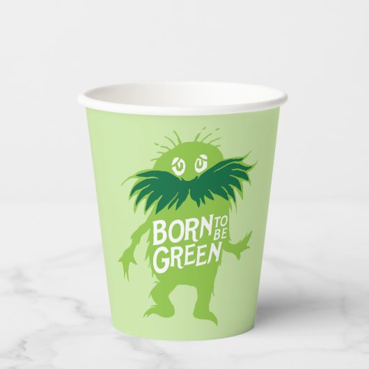 Dr. Seuss | Lorax - Geboren grün sein Pappbecher (Vorderseite)