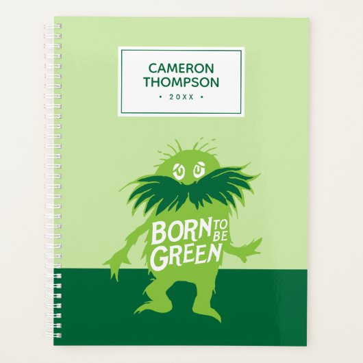 Dr. Seuss | Lorax - Geboren grün sein Planer (Vorderseite)