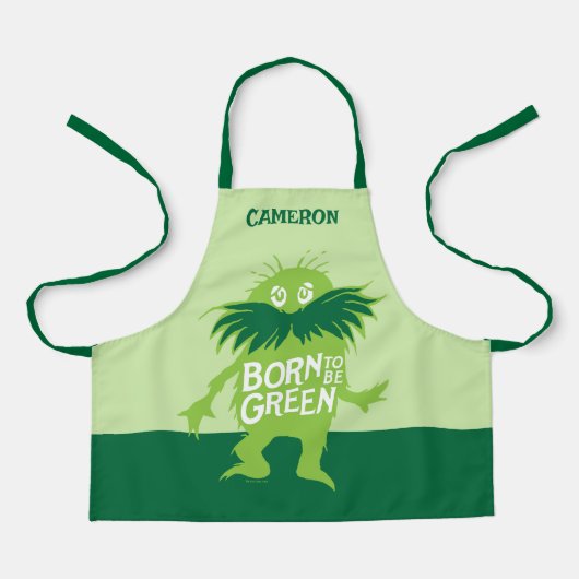 Dr. Seuss | Lorax - Geboren grün sein Schürze (Vorderseite)