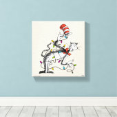 Dr. Seuss | Mischvous Cat in the Hat Leinwanddruck (Insitu (Holzboden))