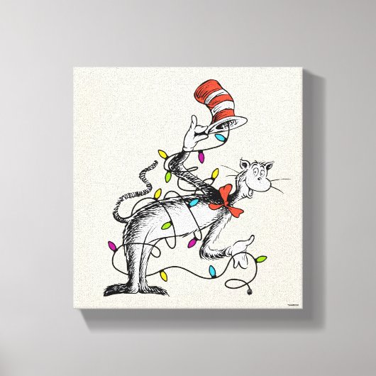 Dr. Seuss | Mischvous Cat in the Hat Leinwanddruck (Vorderseite)