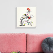 Dr. Seuss | Mischvous Cat in the Hat Leinwanddruck (Insitu (Wohnzimmer))