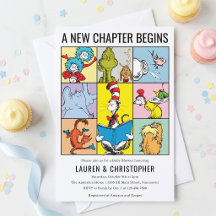 Dr. Seuss Neues Kapitel Beginnt Collage Babyparty