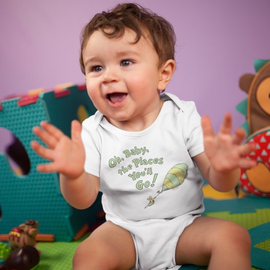 Dr. Seuss | Oh, Baby, die Orte, die du gehen wirst Baby Strampler