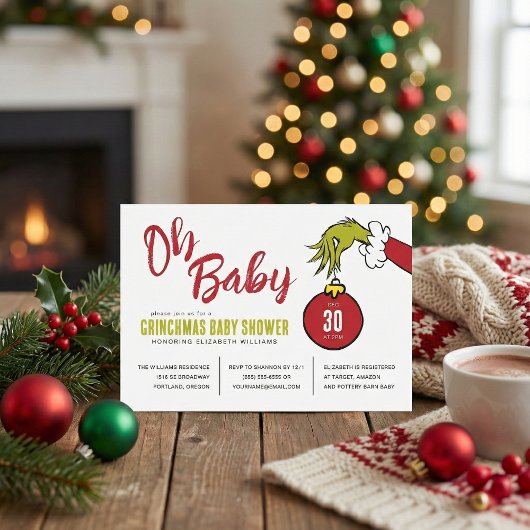 Dr. Seuss | Oh Baby Grinch Babydusche