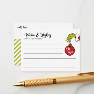 Dr. Seuss   Oh Boy Grinch Baby Advisor Begleitkarte