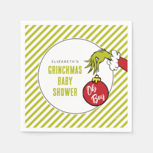 Dr. Seuss   Oh Boy Grinch Baby Showdusche Serviette