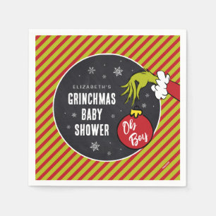 Dr. Seuss   Oh Boy Grinch Baby Showdusche Serviette