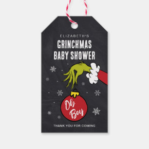 Dr. Seuss   Oh Boy Grinch Babyparty Geschenkanhänger