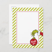 Dr. Seuss | Oh, Boy Grinch Kinderdusche Danke Postkarte (Vorne/Hinten)