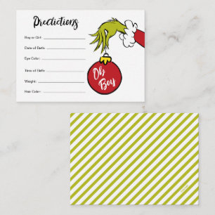 Dr. Seuss   Oh Boy Grinch Kindervoraussagen Begleitkarte