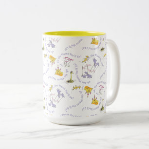 Dr. Seuss "Oh, die Orte, an denen du sein wirst!" Zweifarbige Tasse
