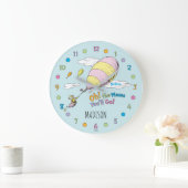 Dr. Seuss | Oh, die Orte, an die du gehen wirst! Große Wanduhr (Zuhause)