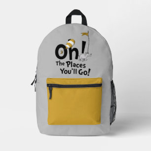 Dr. Seuss   Oh, die Orte, an die du gehen wirst! R Bedruckter Rucksack