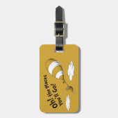 Dr. Seuss | Oh, die Orte, an die du gehen wirst! R Gepäckanhänger (Vorderseite vertikal)