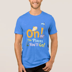 Dr. Seuss Oh! Die Paraden der Orte Tri-Blend Shirt