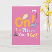 Dr. Seuss | Oh! Die Plätze-Parade Karte (Gelbe Blume)