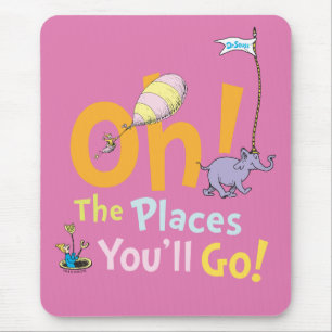 Dr. Seuss   Oh! Die Plätze-Parade Mousepad