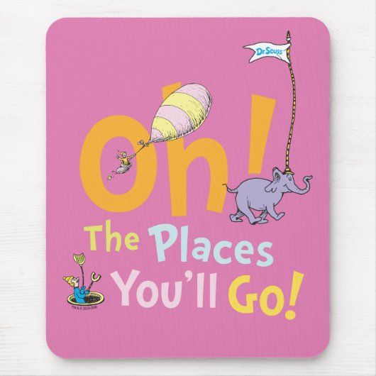 Dr. Seuss | Oh! Die Plätze-Parade Mousepad (Vorne)