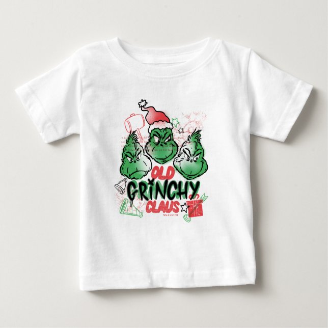 Dr. Seuss | Old Grinch Claus Baby T-shirt (Vorderseite)