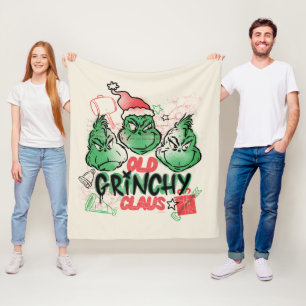 Dr. Seuss   Old Grinch Claus Fleecedecke
