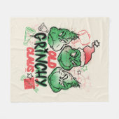 Dr. Seuss | Old Grinch Claus Fleecedecke (Vorderseite (Horizontal))