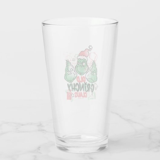 Dr. Seuss | Old Grinch Claus Glas (Rückseite)
