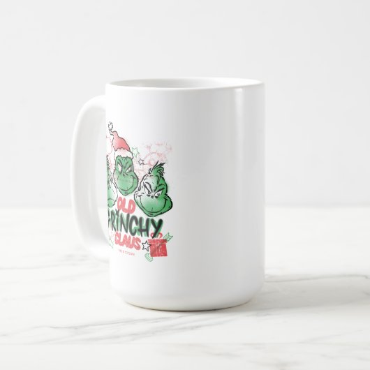 Dr. Seuss | Old Grinch Claus Kaffeetasse (Vorderseite Links)