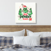 Dr. Seuss | Old Grinch Claus Leinwanddruck (Insitu (Schlafzimmer))