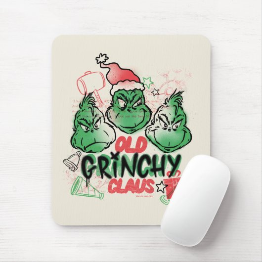 Dr. Seuss | Old Grinch Claus Mousepad (Mit Mouse)