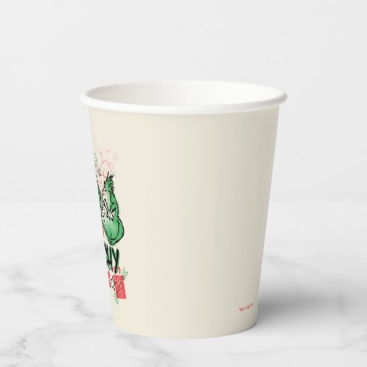 Dr. Seuss | Old Grinch Claus Pappbecher (Rückseite)