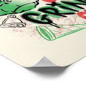 Dr. Seuss | Old Grinch Claus Poster (Ecke)