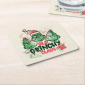Dr. Seuss | Old Grinch Claus Rechteckiger Pappuntersetzer (angewinkelt)