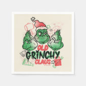 Dr. Seuss | Old Grinch Claus Serviette (Vorderseite)