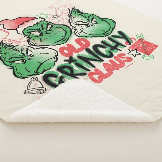 Dr. Seuss | Old Grinch Claus Sherpadecke (3/4)