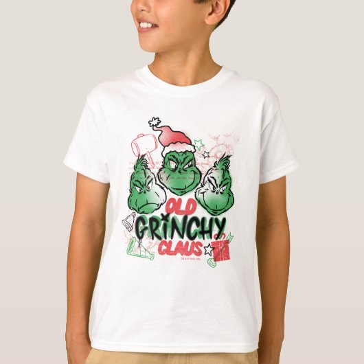 Dr. Seuss | Old Grinch Claus T-Shirt (Vorderseite)