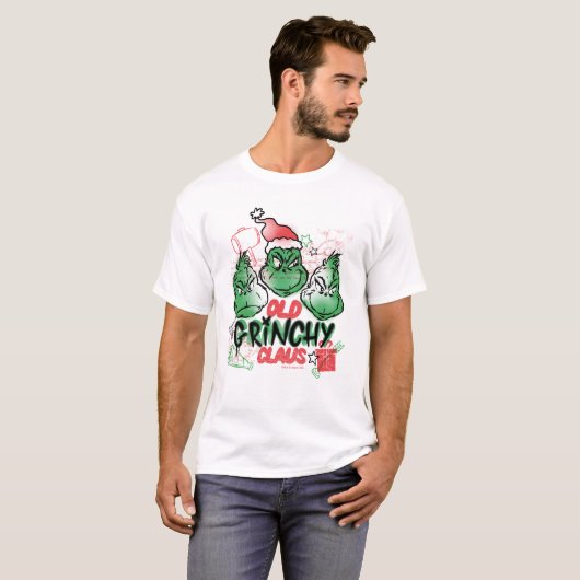 Dr. Seuss | Old Grinch Claus T-Shirt (Vorne ganz)