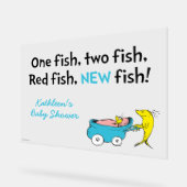 Dr. Seuss | One Fish - Boy Baby Shooter Acrylschild (Winkel)