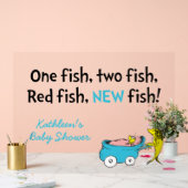 Dr. Seuss | One Fish - Boy Baby Shooter Acrylschild (Hochzeit)