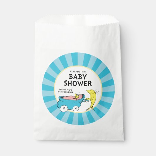 Dr. Seuss | One Fish - Boy Baby Shooter Geschenktütchen (Vorderseite)