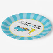 Dr. Seuss | One Fish - Boy Baby Shooter Pappteller (Schrägansicht)